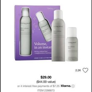 Living proof full dry volume blast